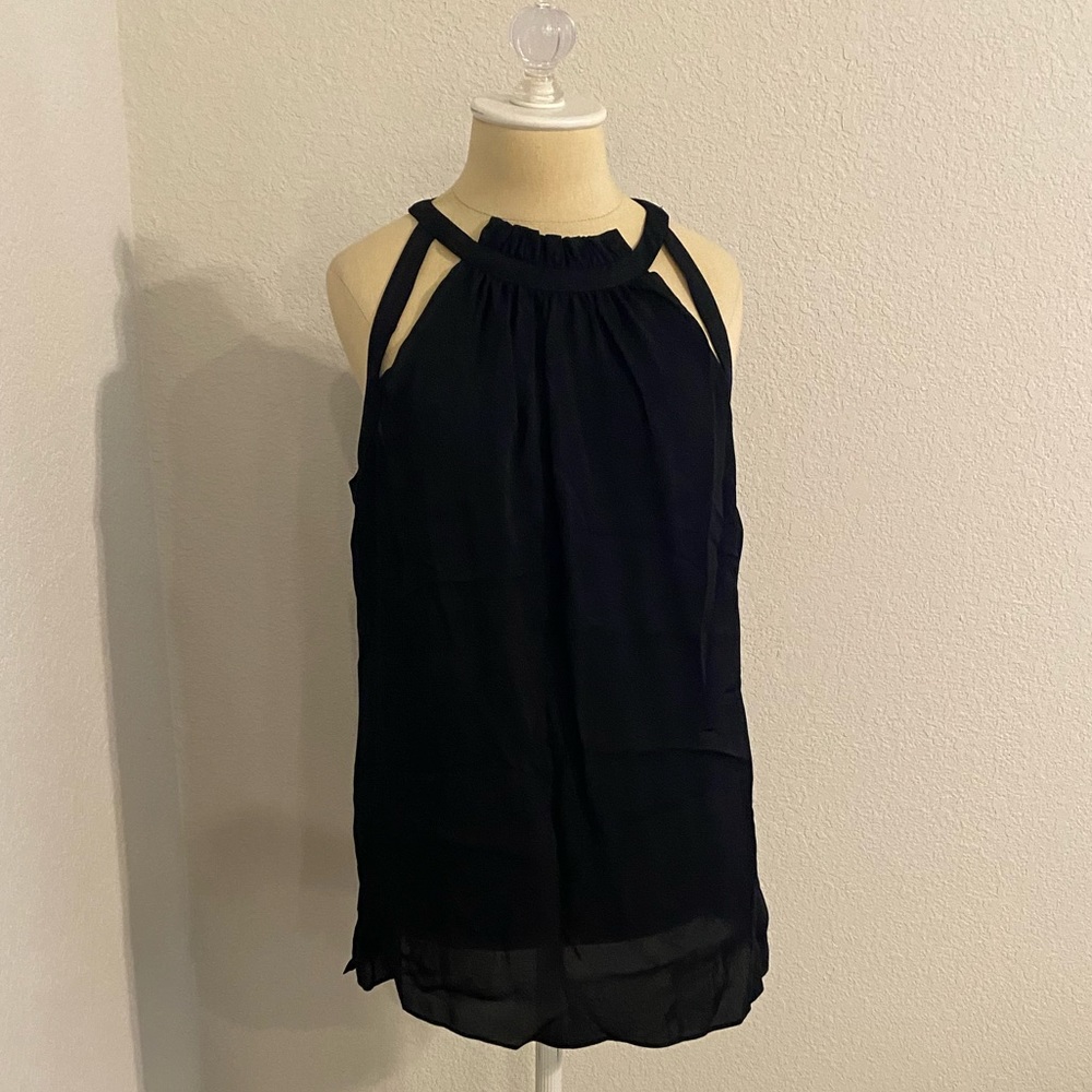 Etcetera Black Tank Top NWT